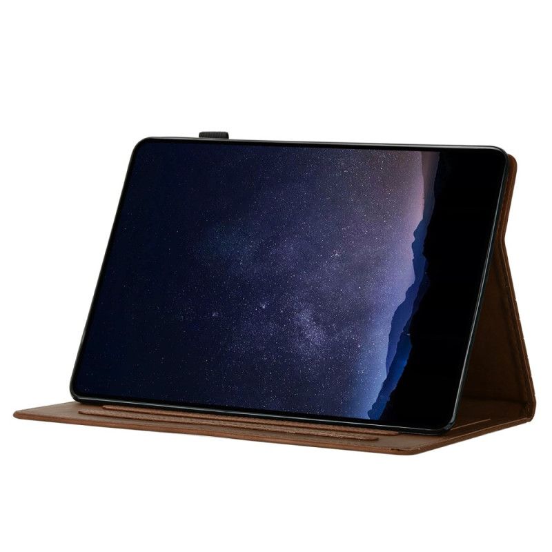 Læder Cover Samsung Galaxy Tab S10 Fe Vandret Kant
