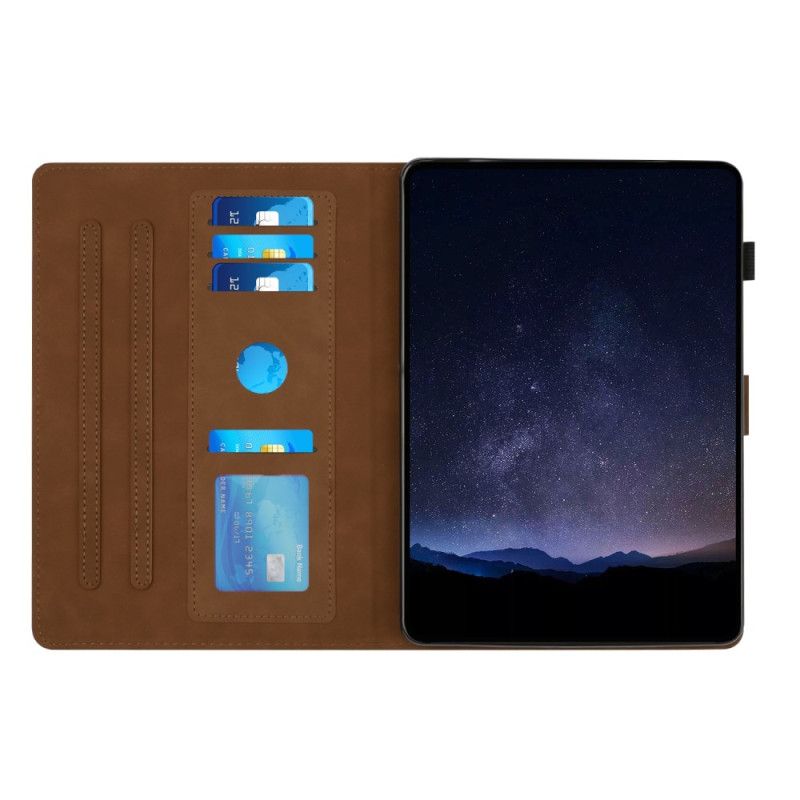 Læder Cover Samsung Galaxy Tab S10 Fe Vandret Kant