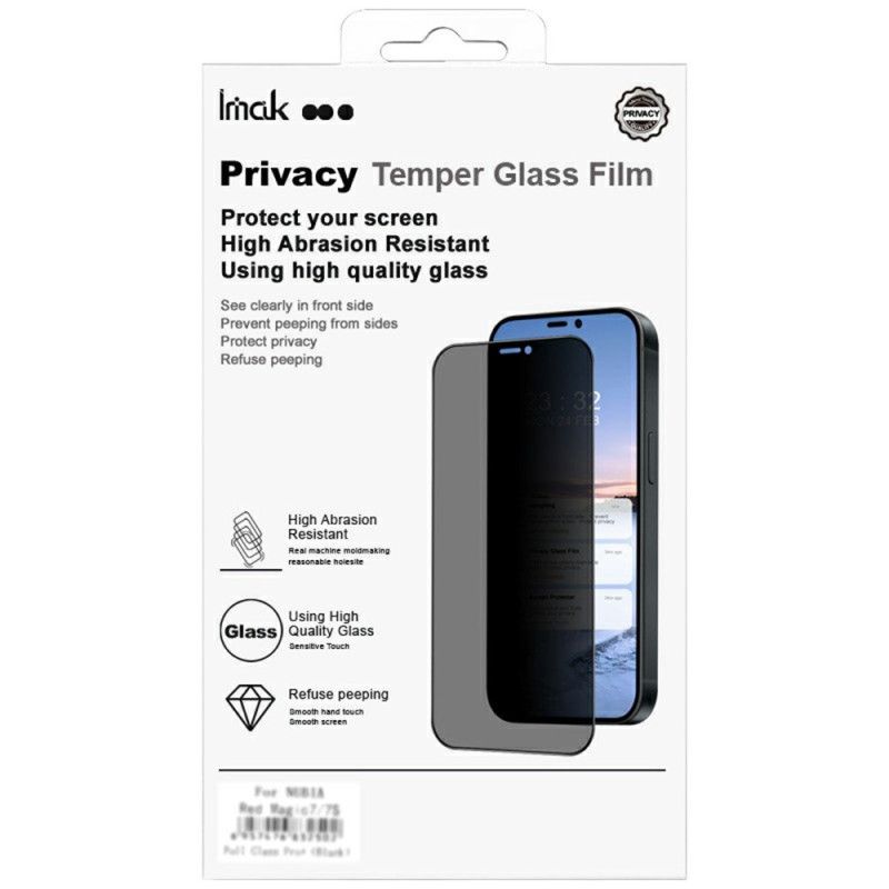 Anti-spionage Hærdet Glasskærmbeskytter Til Oneplus 15r (fingeraftrykslåsning)