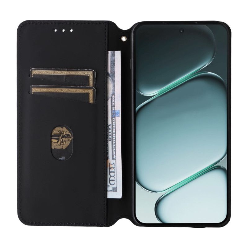 Flip Cover Oneplus 15r Diamantmønster