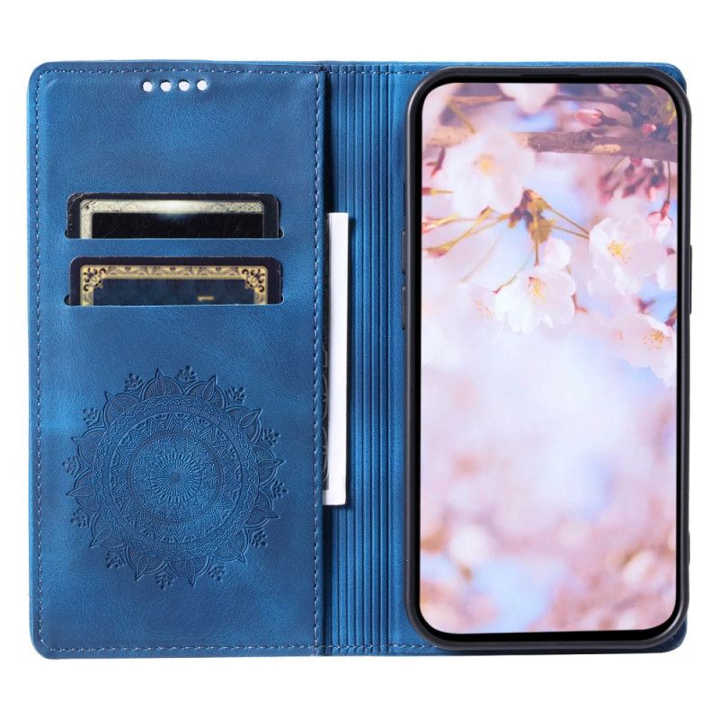 Læder Cover Oneplus 15r Mandala-ruskindseffekt