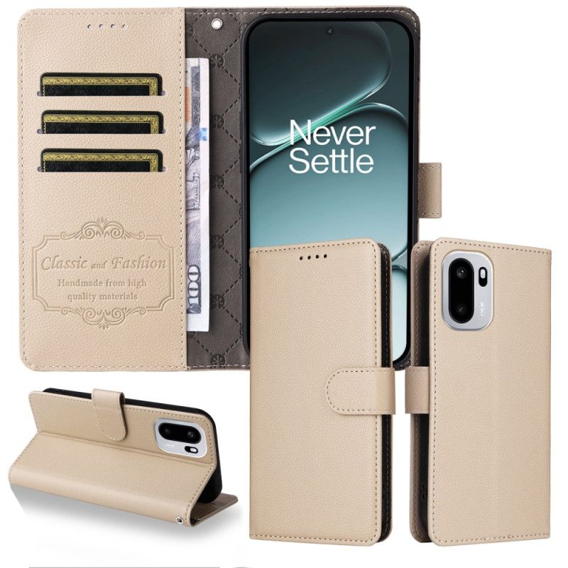 Læder Cover Oneplus 15r Rfid-blokering
