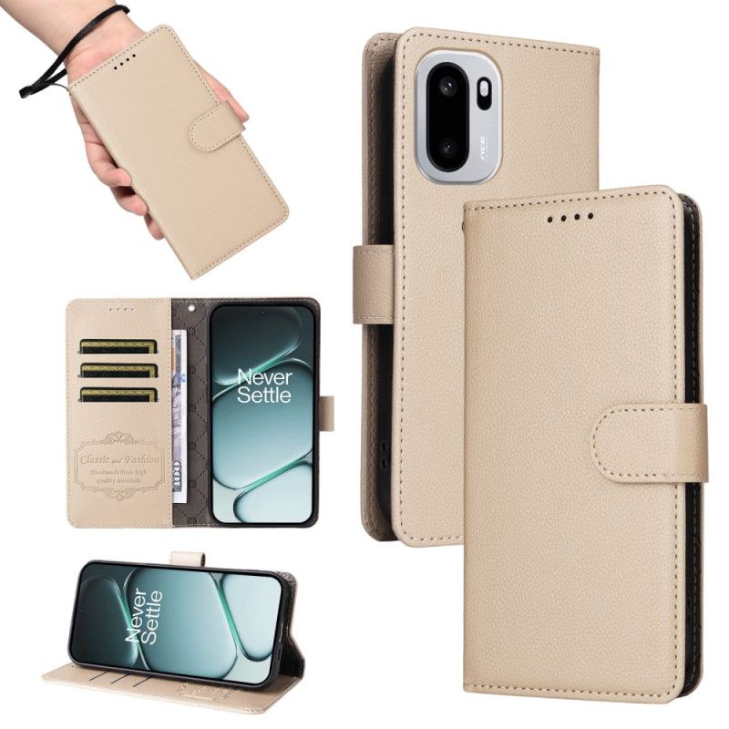 Læder Cover Oneplus 15r Rfid-blokering