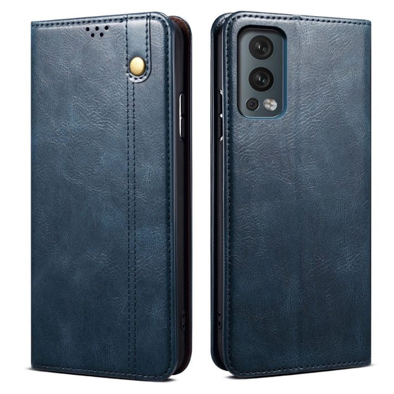 Flip Cover OnePlus Nord 2 5G Hemming Ernestine Udsatte Sømme