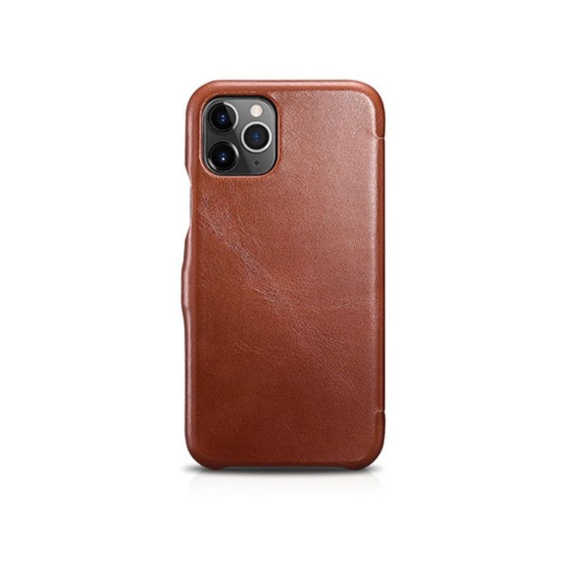 Cover iPhone 11 Pro Flip Cover Ægte Læder