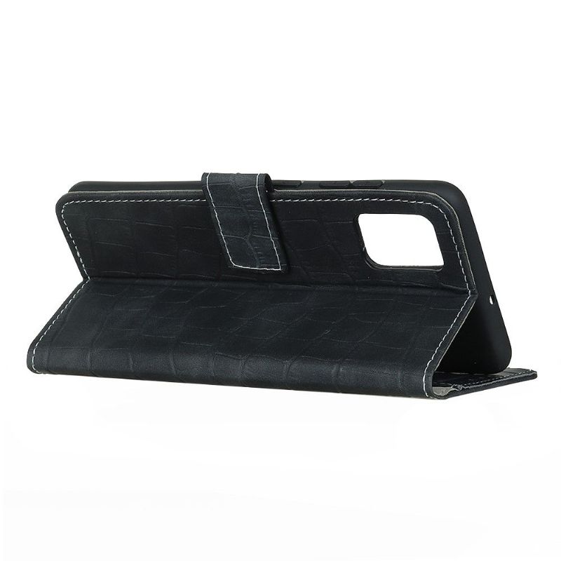 Flip Cover OnePlus 8T Imiteret Læder Croc Look