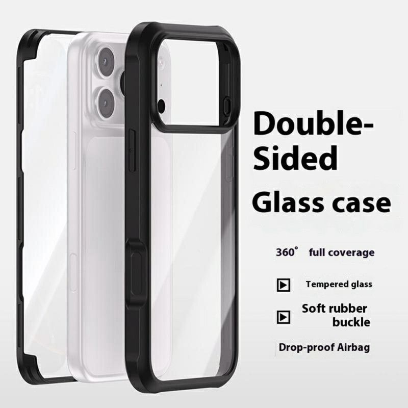 Cover iPhone 17 Pro Max Dobbeltsidet Klart Cover
