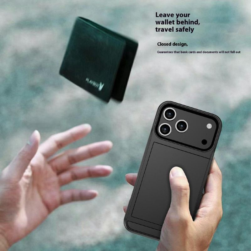 Cover iPhone 17 Pro Max Glidende Kortholder