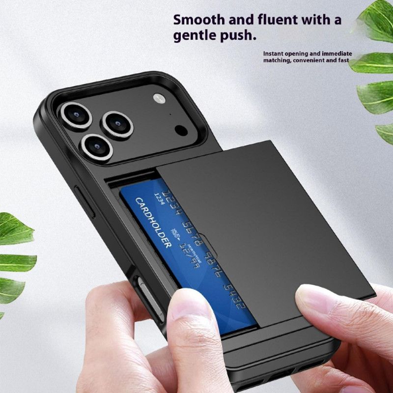 Cover iPhone 17 Pro Max Glidende Kortholder