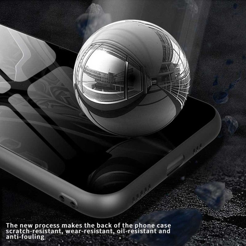 Cover iPhone 17 Pro Max Hærdet Glasdesign Sort