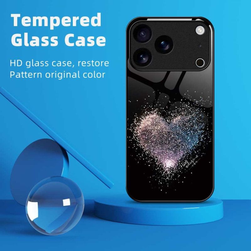 Cover iPhone 17 Pro Max Hjertebeskyttet Hærdet Glas