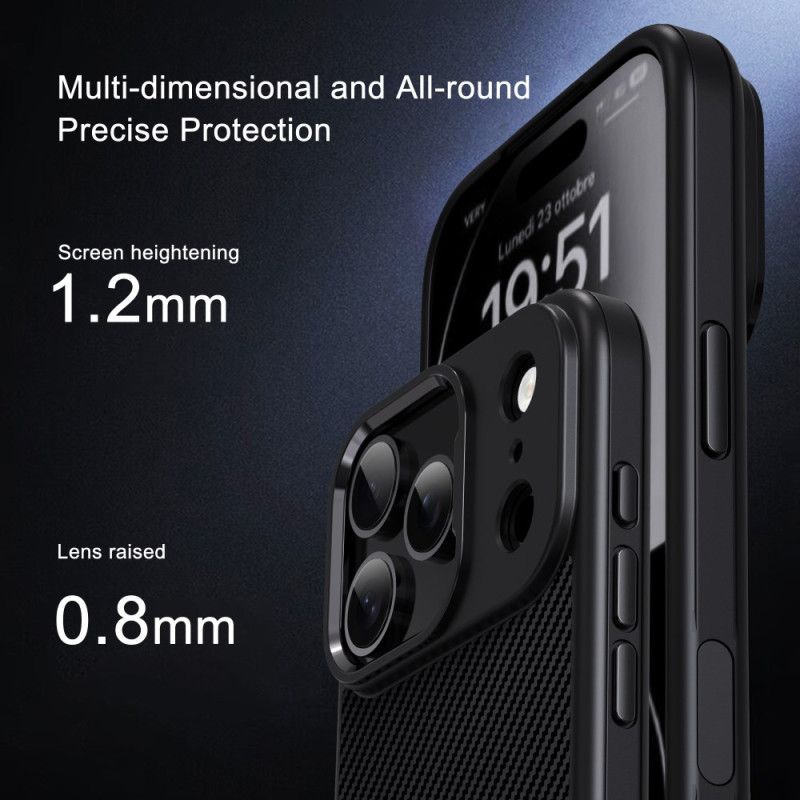 Cover iPhone 17 Pro Max Ipaky Carbon Fiber
