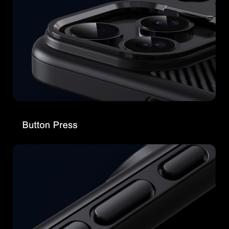 Cover iPhone 17 Pro Max Ipaky Carbon Fiber