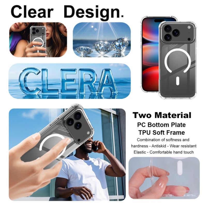 Cover iPhone 17 Pro Max Magsafe-kompatibel Klar Imak