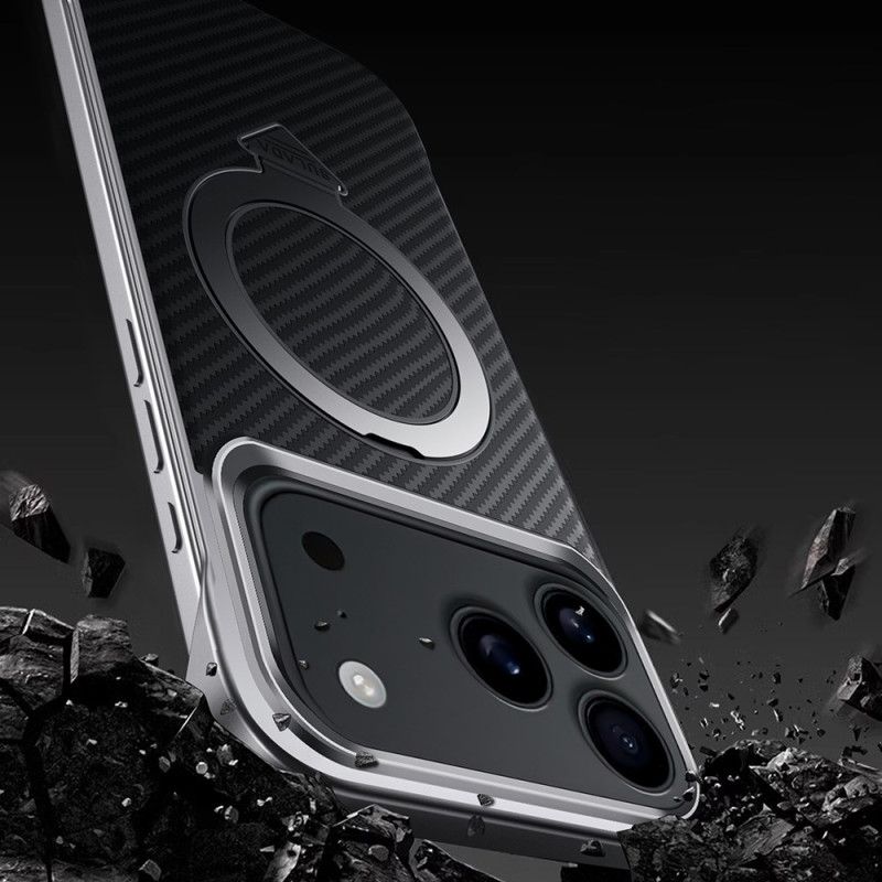 Cover iPhone 17 Pro Max Magsafe Kulfiberringmontering