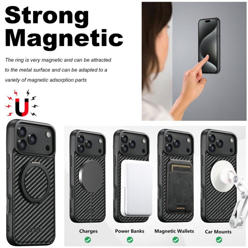 Cover iPhone 17 Pro Max Magsafe Roterende Montering Suteni
