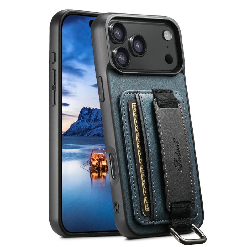 Cover iPhone 17 Pro Max Suteni Kortholder Og Rem