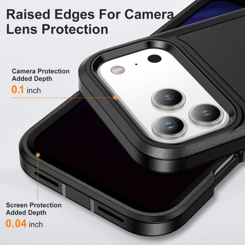 Cover iPhone 17 Pro Max Telefon Etui 3-i-1