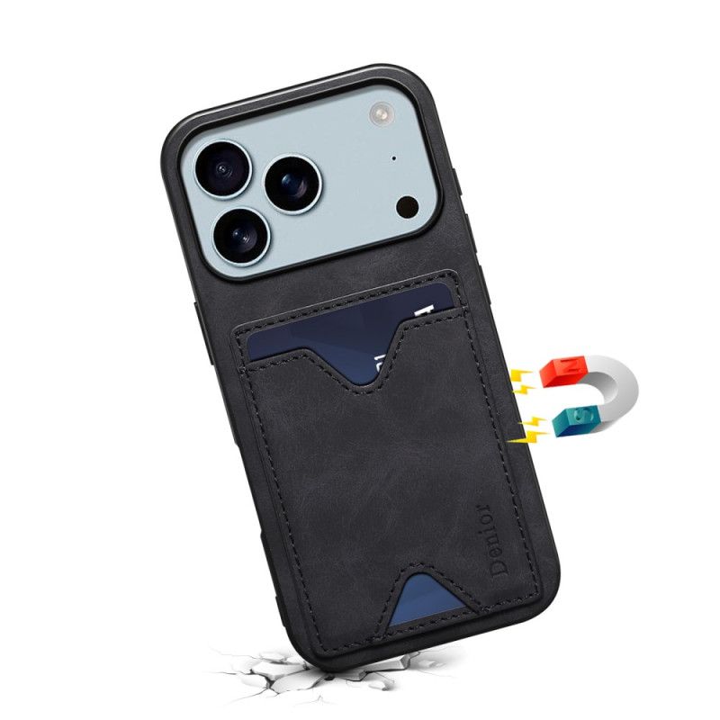 Cover iPhone 17 Pro Max Telefon Etui Denior Kortholder Og Stander