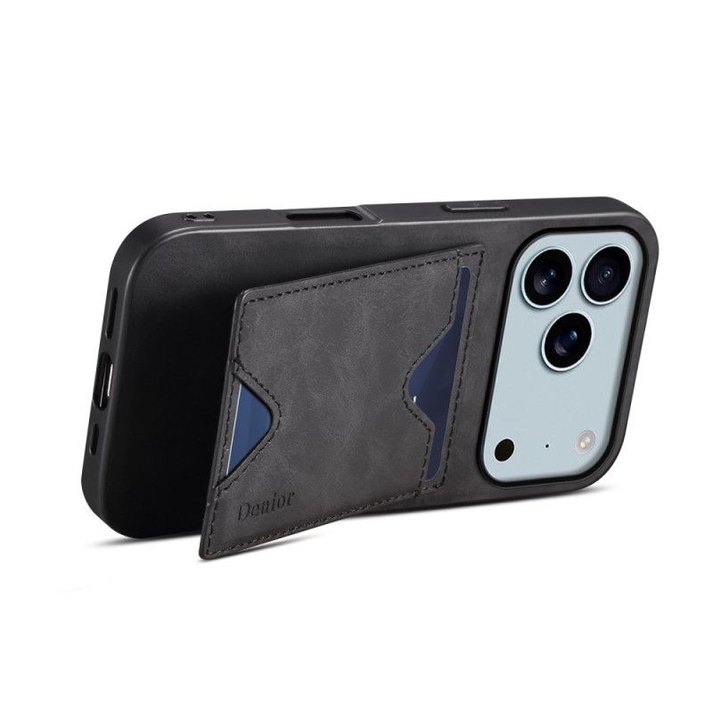 Cover iPhone 17 Pro Max Telefon Etui Denior Kortholder Og Stander