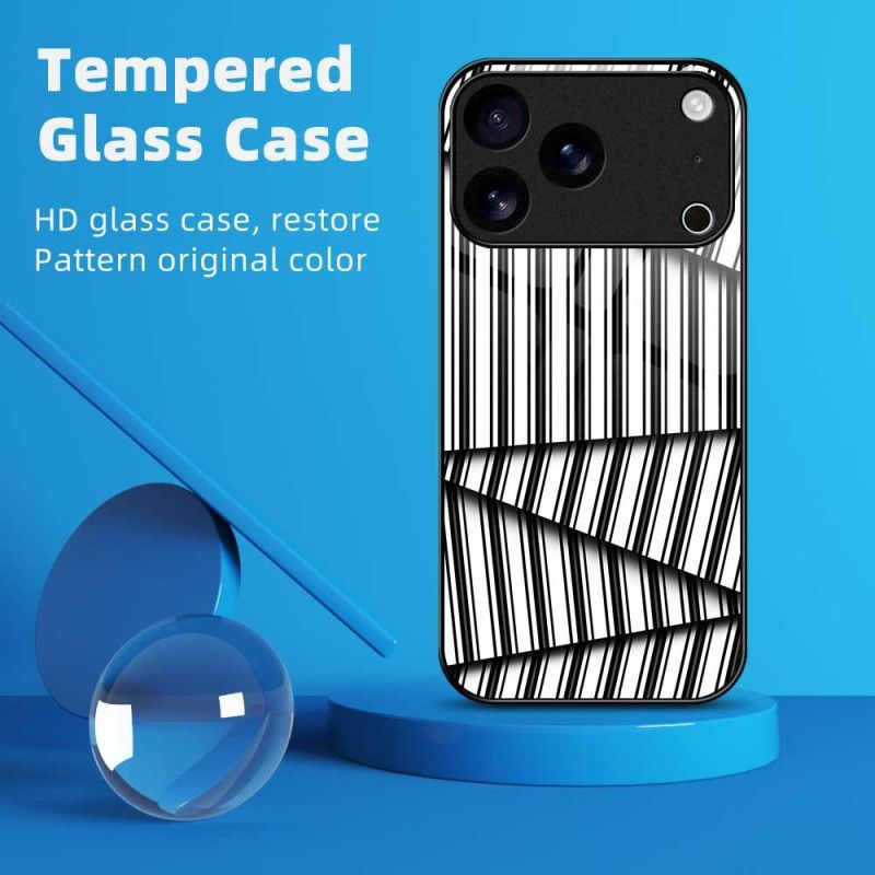 Cover iPhone 17 Pro Max Telefon Etui Hærdet Glas Ridsefast