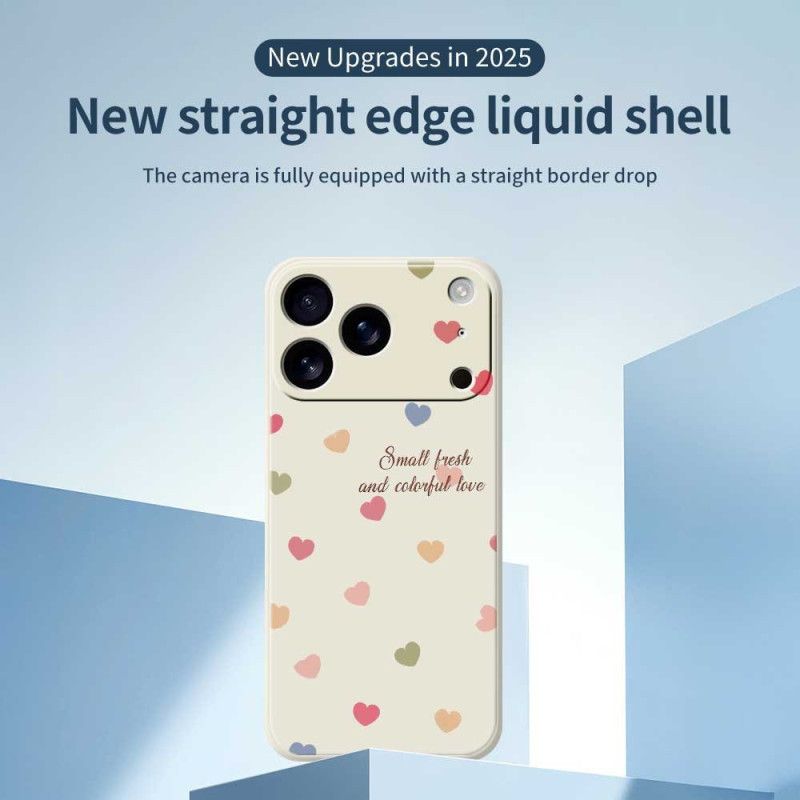 Cover iPhone 17 Pro Max Telefon Etui Hjerter