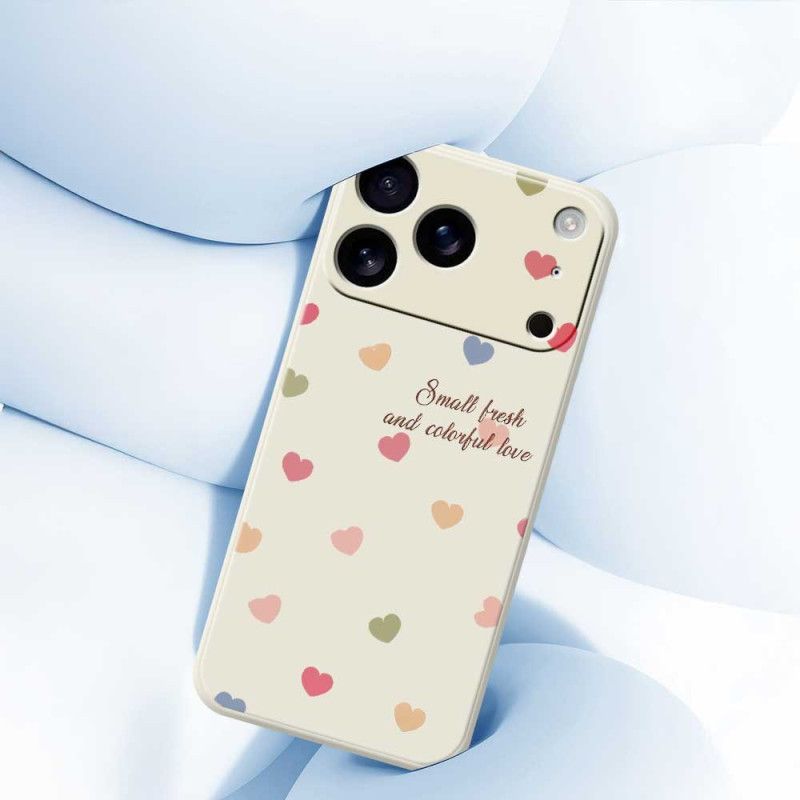Cover iPhone 17 Pro Max Telefon Etui Hjerter