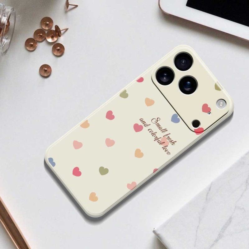 Cover iPhone 17 Pro Max Telefon Etui Hjerter
