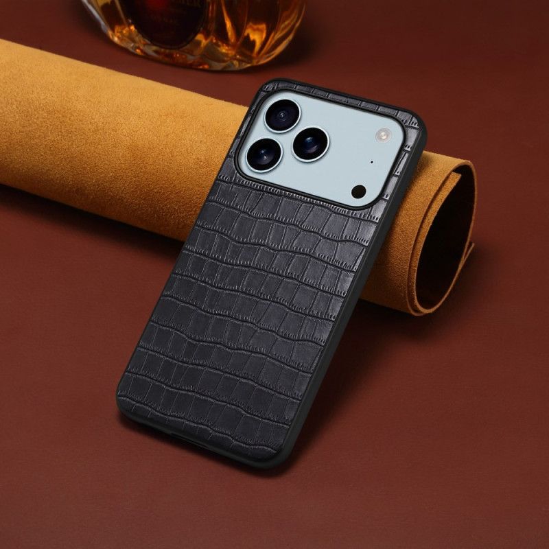 Cover iPhone 17 Pro Max Telefon Etui Krokodillestil