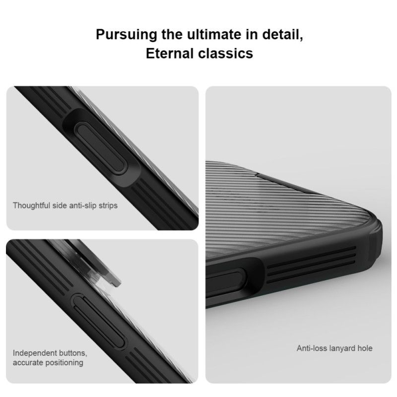 Cover iPhone 17 Pro Max Telefon Etui Nillkin Magnetisk Camshield-støtte