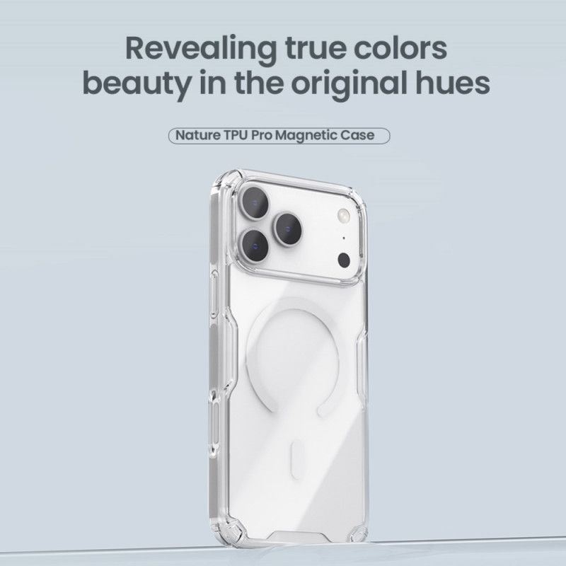 Cover iPhone 17 Pro Max Telefon Etui Nillkin Nature Pro-serien Med Magsafe-kompatibel