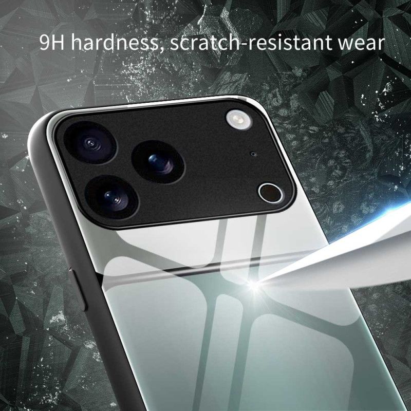 Cover iPhone 17 Pro Max Telefon Etui Tofarvet Hærdet Glas