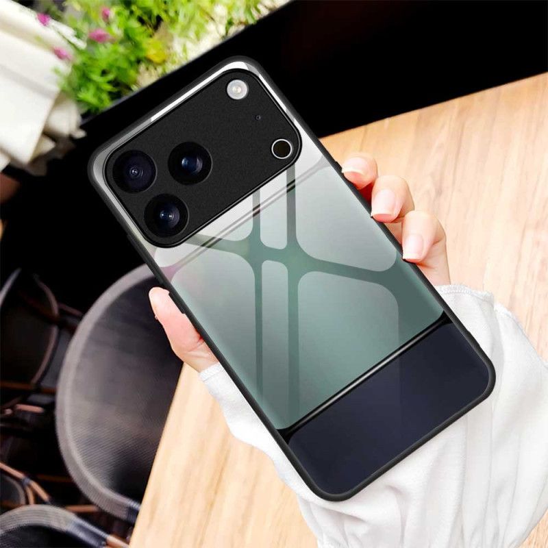 Cover iPhone 17 Pro Max Telefon Etui Tofarvet Hærdet Glas