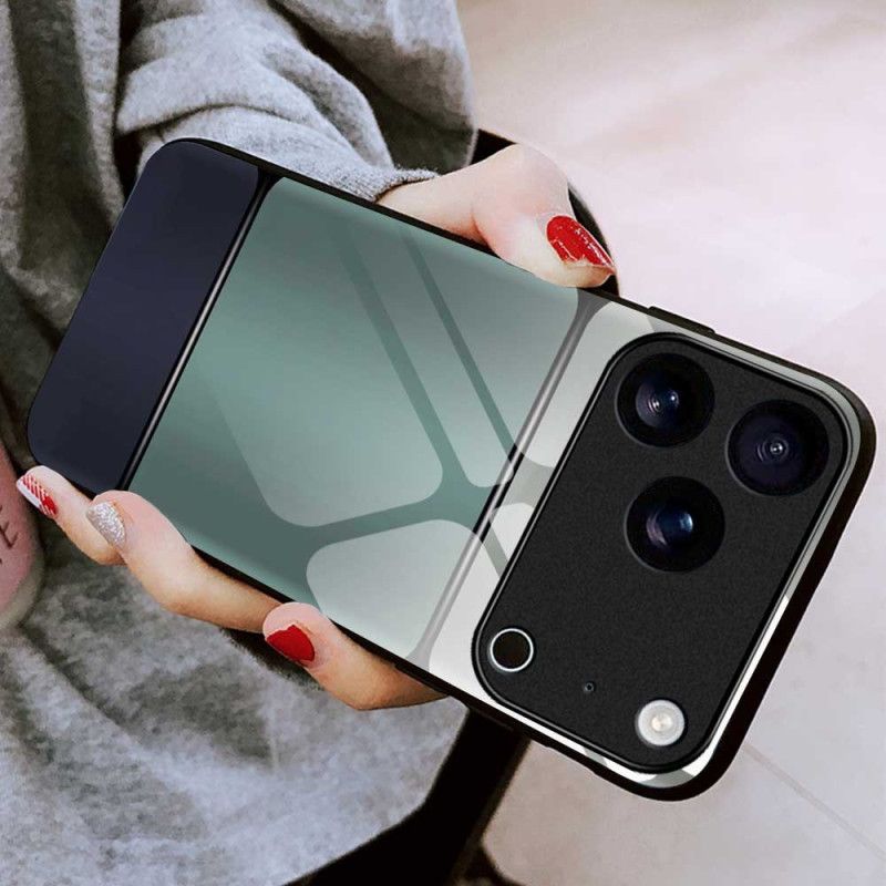 Cover iPhone 17 Pro Max Telefon Etui Tofarvet Hærdet Glas