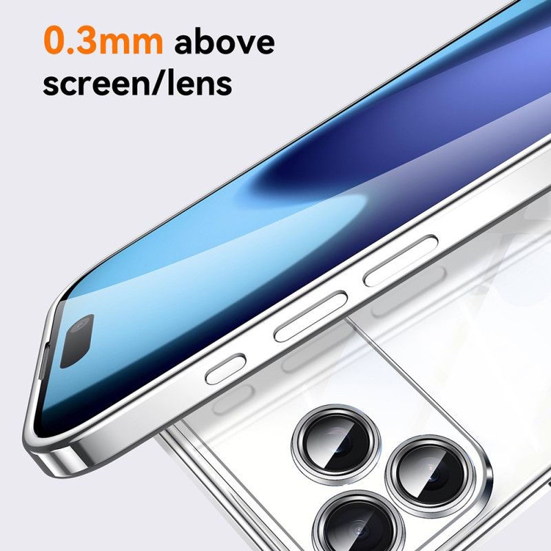 Cover iPhone 17 Pro Max Telefon Etui Transparent Med Snor