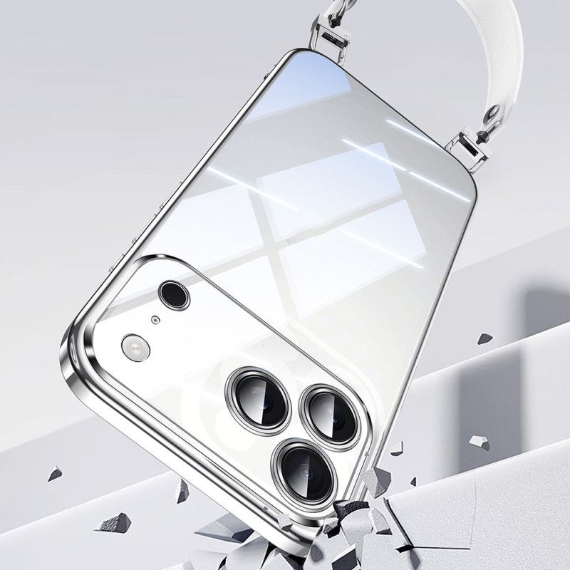 Cover iPhone 17 Pro Max Telefon Etui Transparent Med Snor