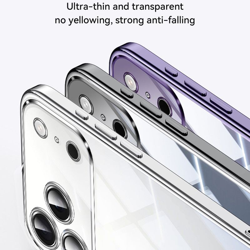 Cover iPhone 17 Pro Max Telefon Etui Transparent Med Snor