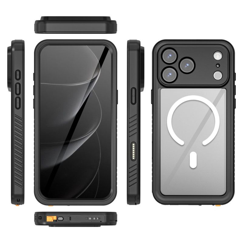 Cover iPhone 17 Pro Max Transparent Magsafe-kompatibel Vandtæt Ip68