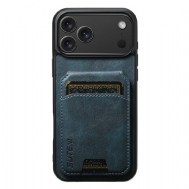 Cover iPhone 17 Pro Max Vokset Tekstureret Kortholder Suteni