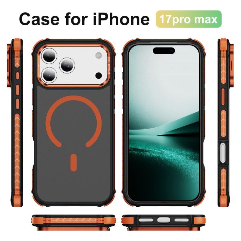Cover Til iPhone 17 Pro Max Kompatibel Magsafe-objektivmontering Sort
