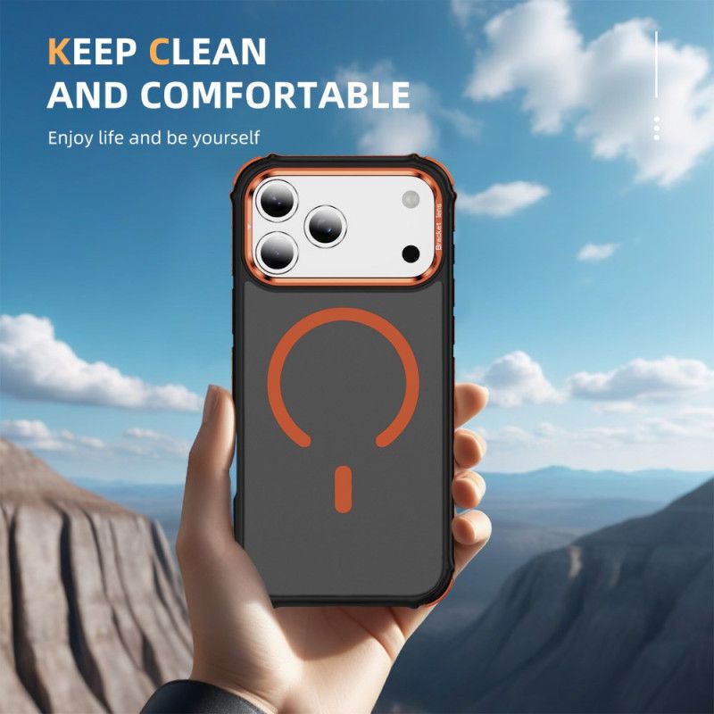 Cover Til iPhone 17 Pro Max Kompatibel Magsafe-objektivmontering Sort