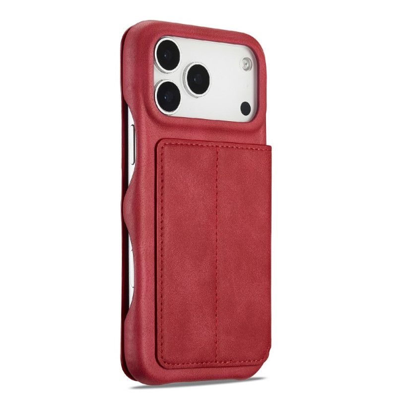 Flip Cover iPhone 17 Pro Max Lc.imeeke Cover Med Ruskindseffekt