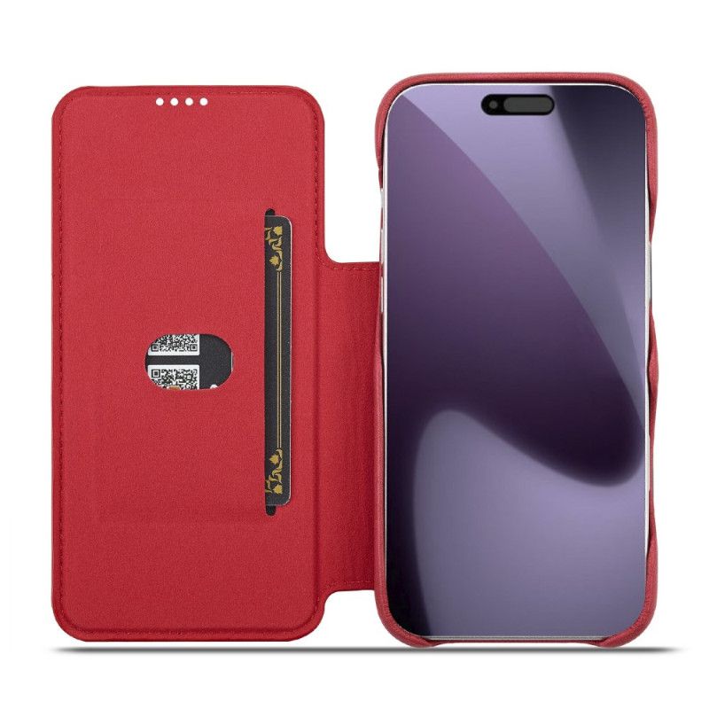 Flip Cover iPhone 17 Pro Max Lc.imeeke Cover Med Ruskindseffekt