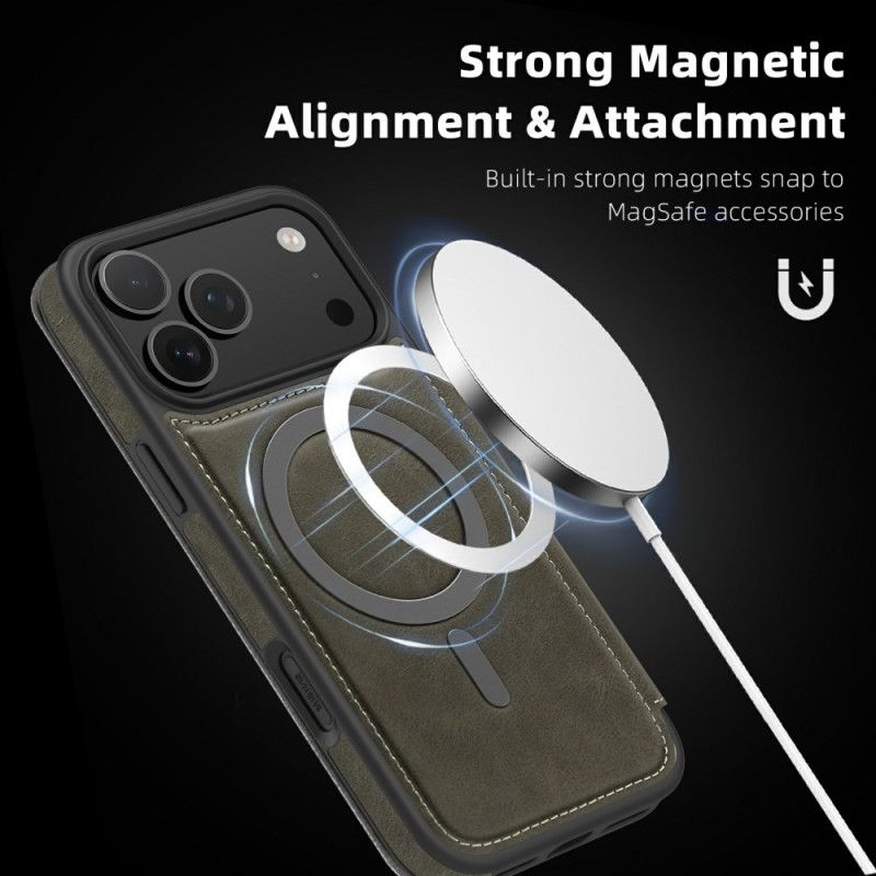 Flip Cover iPhone 17 Pro Max Magsafe-kompatibel Med Rfid-kortholder