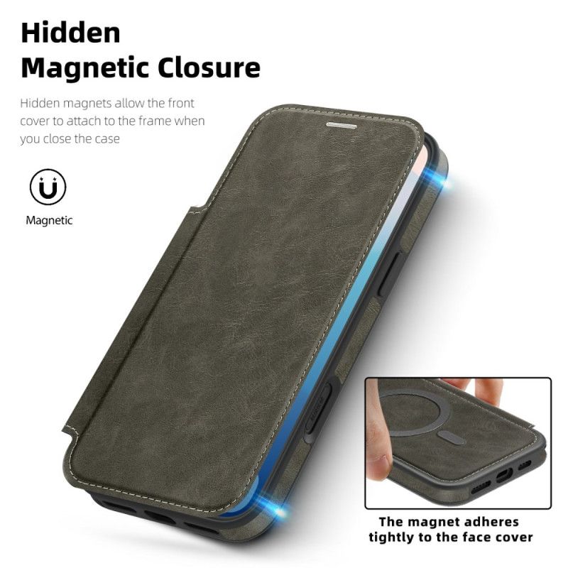 Flip Cover iPhone 17 Pro Max Magsafe-kompatibel Med Rfid-kortholder