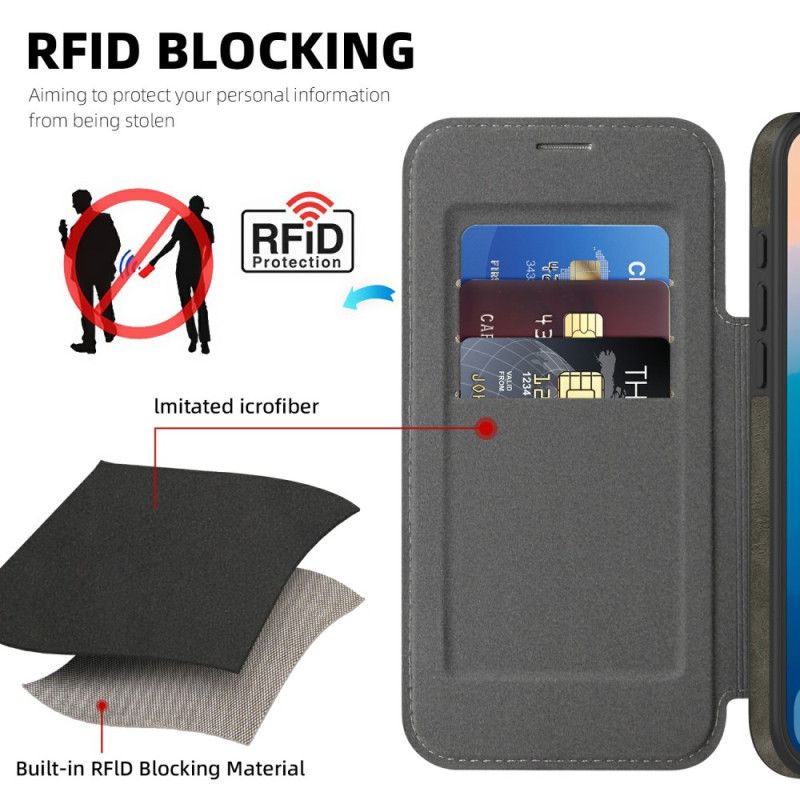 Flip Cover iPhone 17 Pro Max Magsafe-kompatibel Med Rfid-kortholder