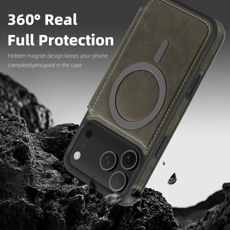 Flip Cover iPhone 17 Pro Max Magsafe-kompatibel Med Rfid-kortholder