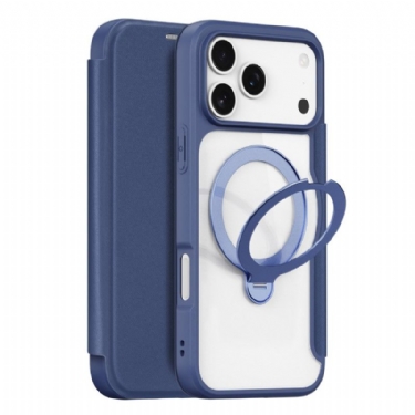 Flip Cover iPhone 17 Pro Max Magsafe Med Skin X Pro Series Dux Ducis Mount