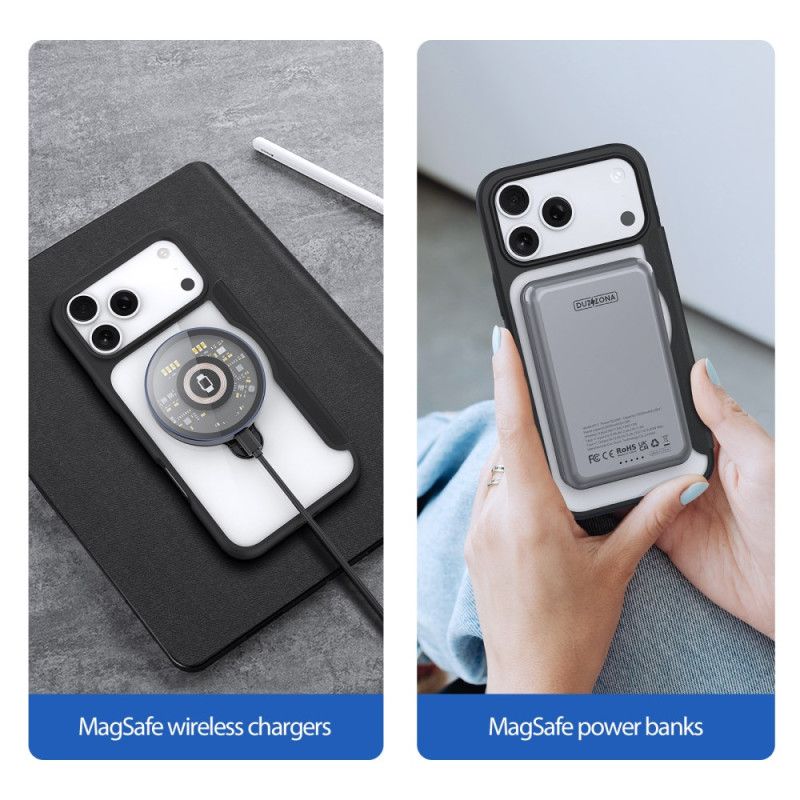 Flip Cover iPhone 17 Pro Max Magsafe Med Skin X Pro Series Dux Ducis Mount