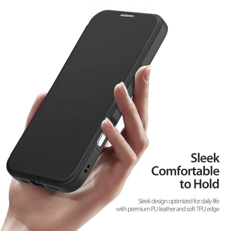 Flip Cover iPhone 17 Pro Max Magsafe Med Skin X Pro Series Dux Ducis Mount
